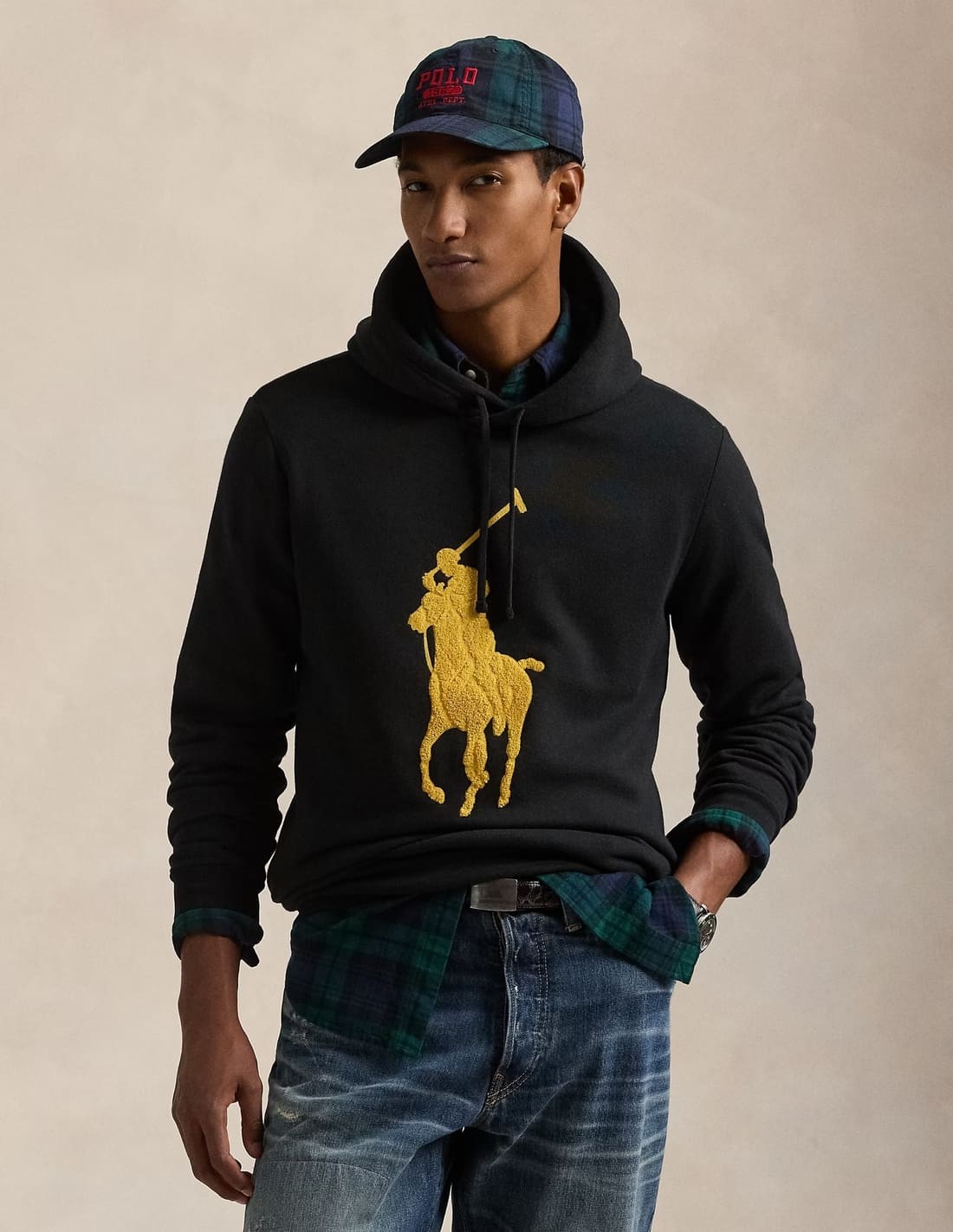 Ralph lauren hoodie big pony best sale