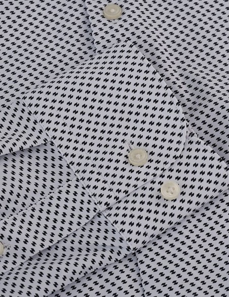 SLIM FIT IN PRINTED STRETCH SHIRT