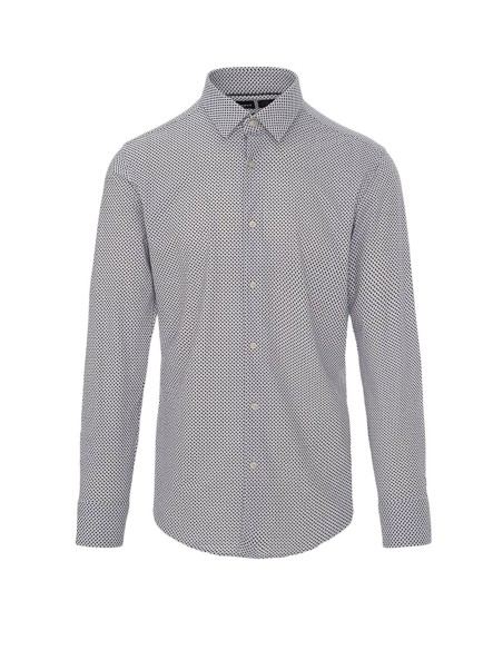 SLIM FIT IN PRINTED STRETCH SHIRT