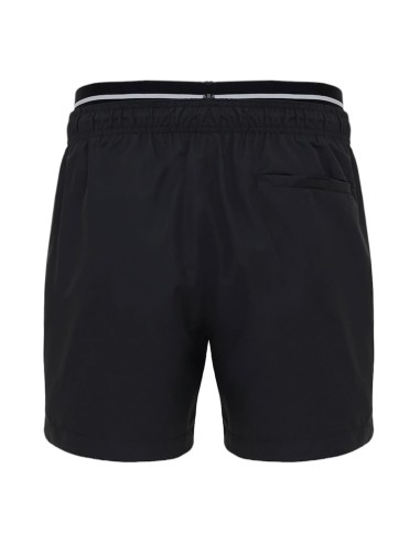 LOGO-PRINT SWIM SHORTS WITH DOUBLE...