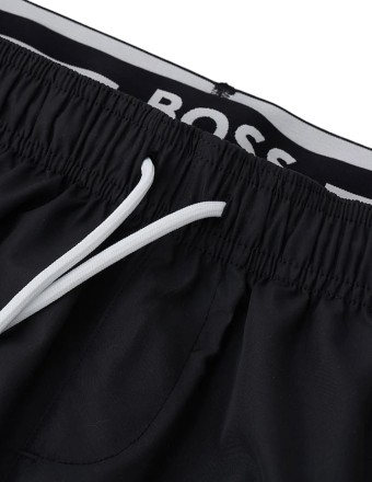 LOGO-PRINT SWIM SHORTS WITH... 2