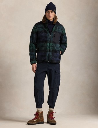 JACKET PLAID PILE FLEECE... 2