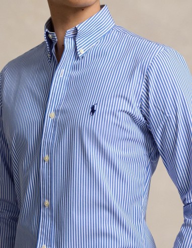 ΠΟΥΚΑΜΙΣΟ STRIPED STRETCH POPLIN...