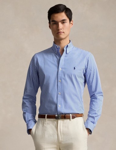 ΠΟΥΚΑΜΙΣΟ STRIPED STRETCH POPLIN...