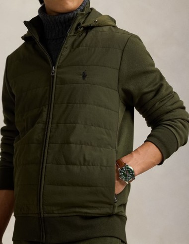 HYBRID FULL-ZIP HOODIE