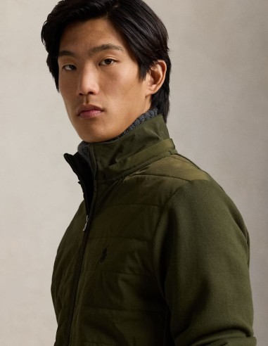 HYBRID FULL-ZIP HOODIE