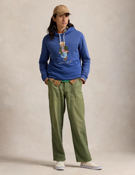 POLO BEAR GARMENT-DYED FLEECE HOODIE