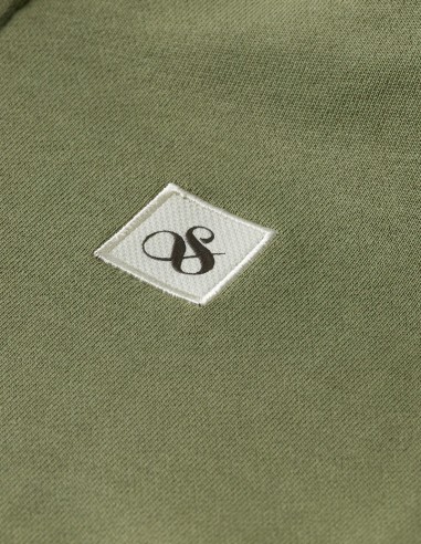 ESSENTIAL LOGO BADGE ZIP-THROUGH HOODIE