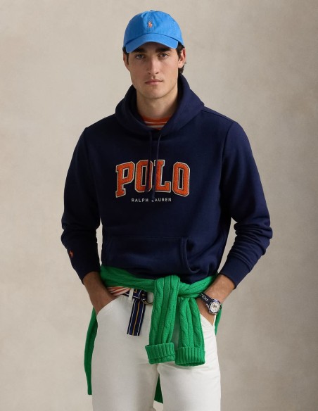 THE RL FLEECE LOGO HOODIE