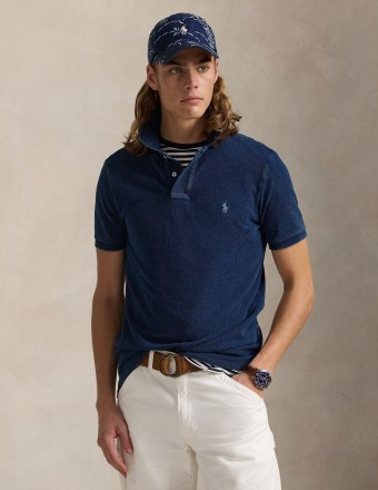 CUSTOM FIT INDIGO MESH POLO... 2