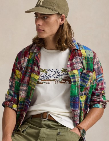 CLASSIC FIT EMBROIDERED T-SHIRT