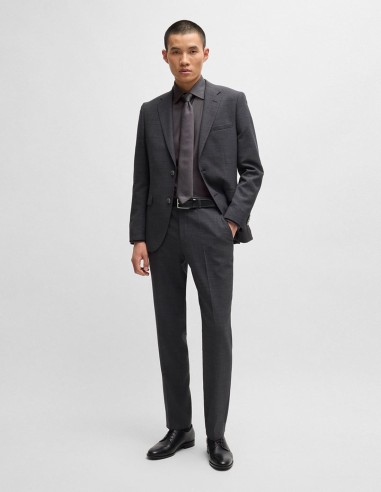 SLIM FIT EASY IRON STRUCTURED STRETCH...
