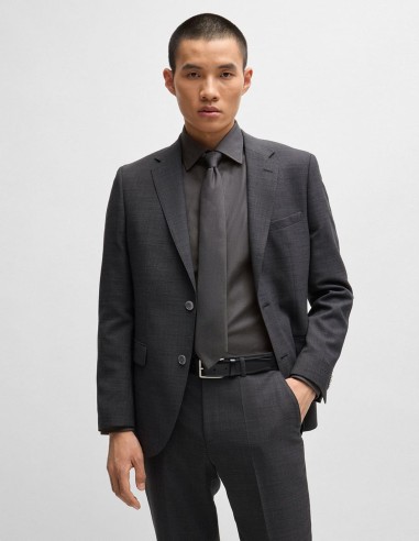 SLIM FIT EASY IRON STRUCTURED STRETCH...
