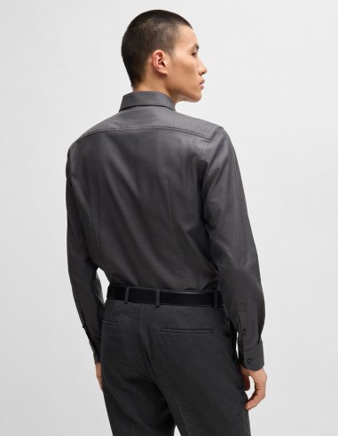SLIM FIT EASY IRON STRUCTURED STRETCH...