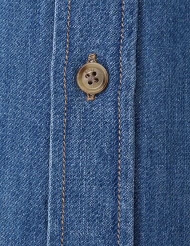 ΠΟΥΚΑΜΙΣΟ COTTON DENIM REGULAR FIT