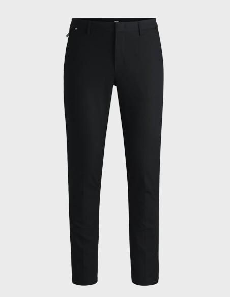 SLIM FIT TROUSERS IN COTTON BLEND WITH STRETCH
