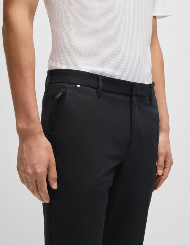 SLIM FIT TROUSERS IN COTTON BLEND...