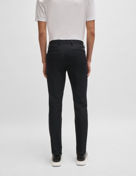 SLIM FIT TROUSERS IN COTTON BLEND WITH STRETCH