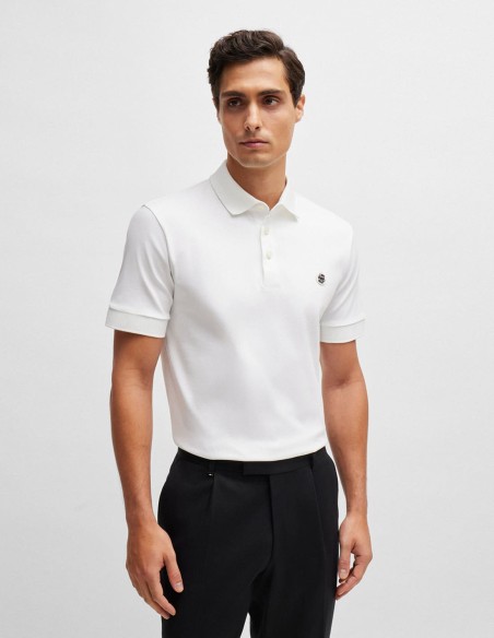 ΜΠΛΟΥΖΑ POLO MERCERIZED ΜΕ ΔΙΠΛΟ ΜΟΝΟΓΡΑΜΜΑ