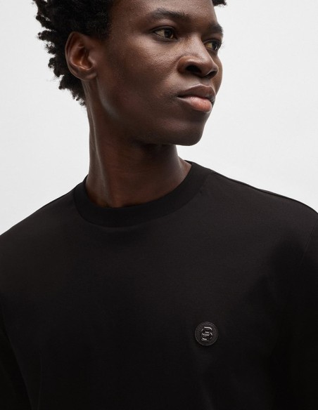 REGULAR FIT MONOGRAM PRINT T-SHIRT