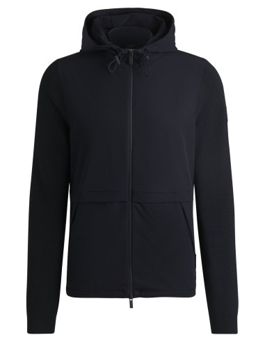 SOFTSHELL JACKET WITH KNITTED DETAILS
