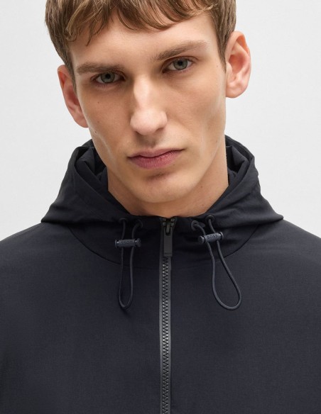 SOFTSHELL JACKET WITH KNITTED DETAILS