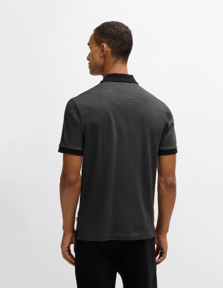 ΜΠΛΟΥΖΑ POLO MERCERISED COTTON MICRO PATTERN