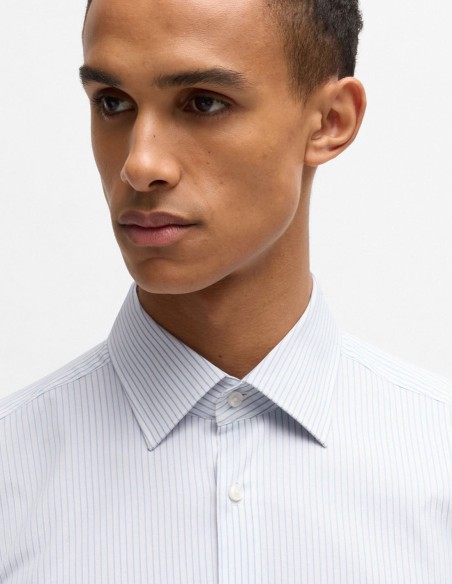 REGULAR FIT EASY IRON STRIPED SHIRT