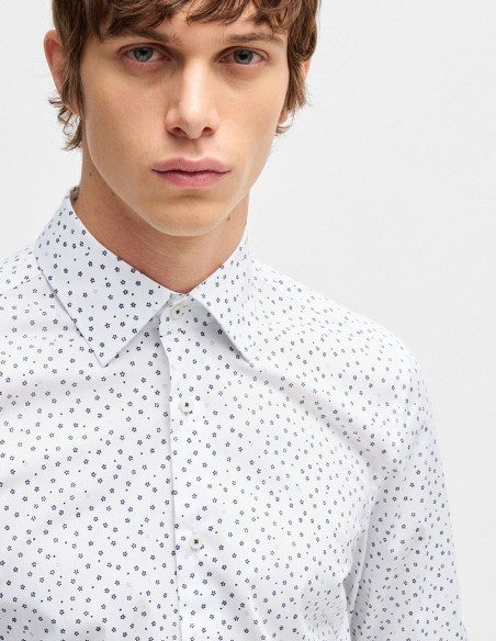 SLIM FIT FLORAL SHIRT