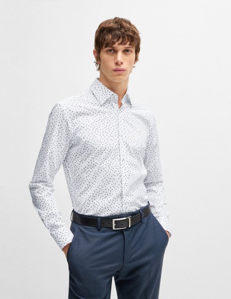 ΠΟΥΚΑΜΙΣΟ FLORAL SLIM FIT