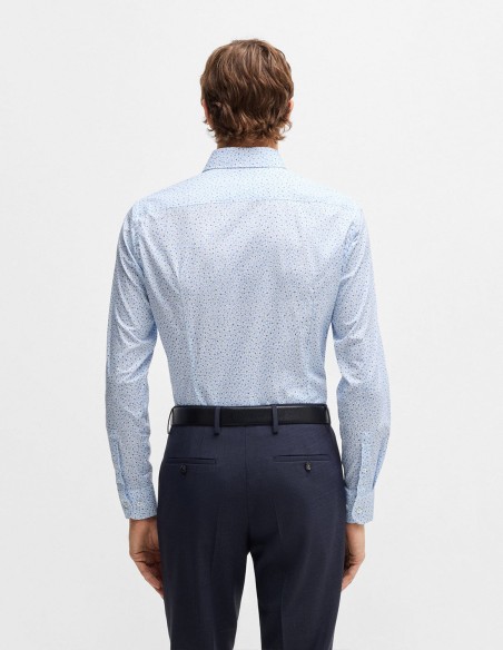 ΠΟΥΚΑΜΙΣΟ FLORAL SLIM FIT