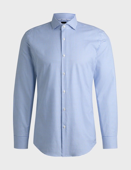 ΠΟΥΚΑΜΙΣΟ CHECKED EASY IRON  SLIM FIT