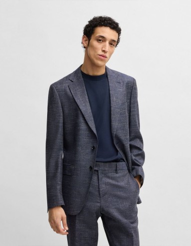 SLIM FIT SUIT JACKET IN PATTERNED...