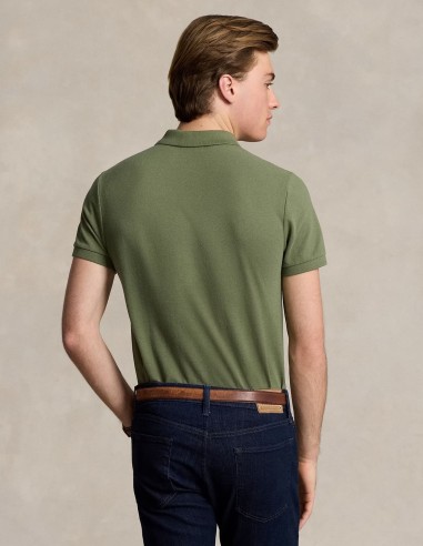 SLIM FIT MESH POLO SHIRT