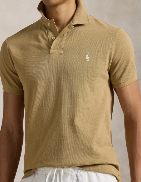 CUSTOM FIT MESH POLO SHIRT