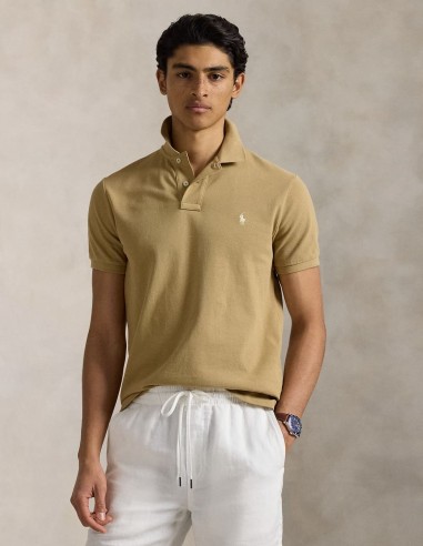 CUSTOM FIT MESH POLO SHIRT