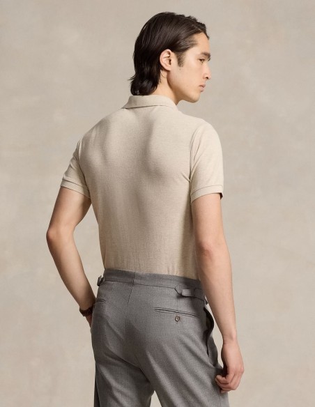 CUSTOM FIT MESH POLO SHIRT