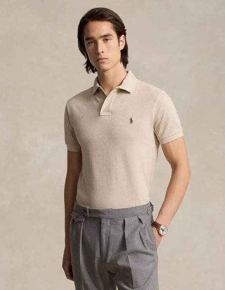 CUSTOM FIT MESH POLO SHIRT