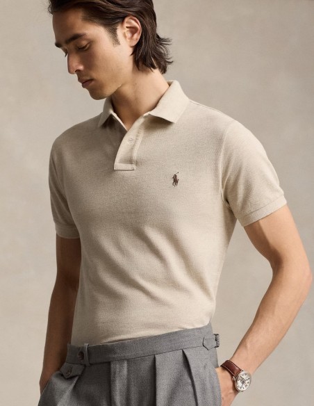 CUSTOM FIT MESH POLO SHIRT