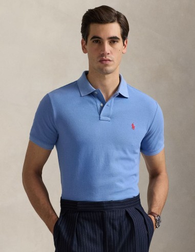 CUSTOM FIT MESH POLO SHIRT