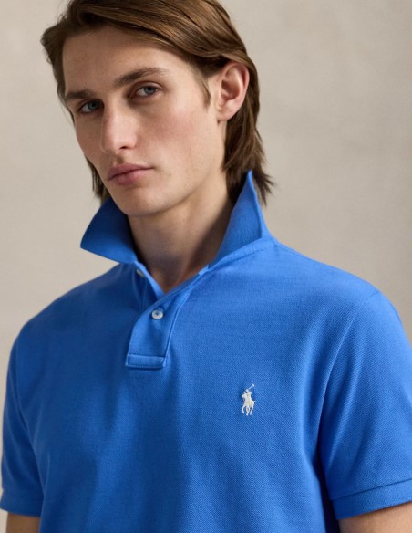 CUSTOM FIT MESH POLO SHIRT