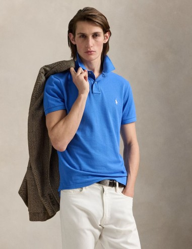 CUSTOM FIT MESH POLO SHIRT