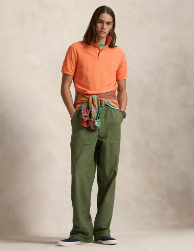 CUSTOM FIT MESH POLO SHIRT