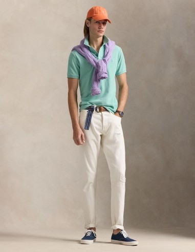 ΜΠΛΟΥΖΑ POLO MESH CUSTOM FIT