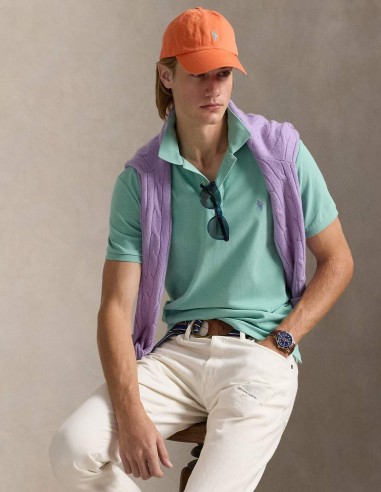 ΜΠΛΟΥΖΑ POLO MESH CUSTOM FIT