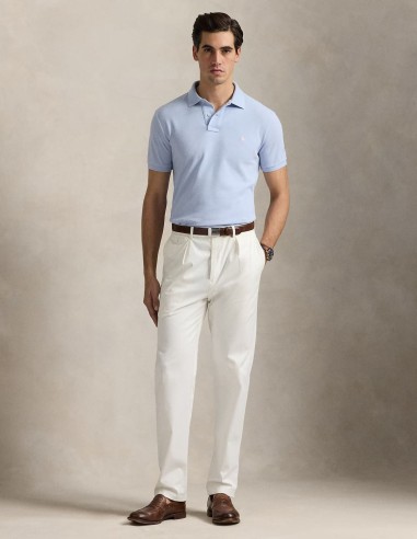 CUSTOM FIT MESH POLO SHIRT