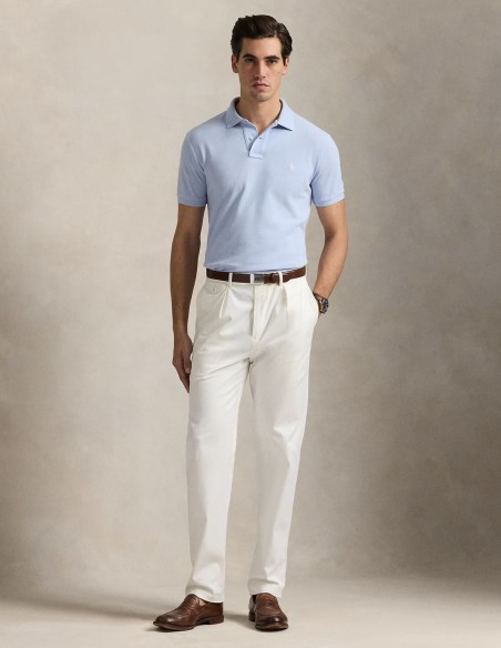 CUSTOM FIT MESH POLO SHIRT