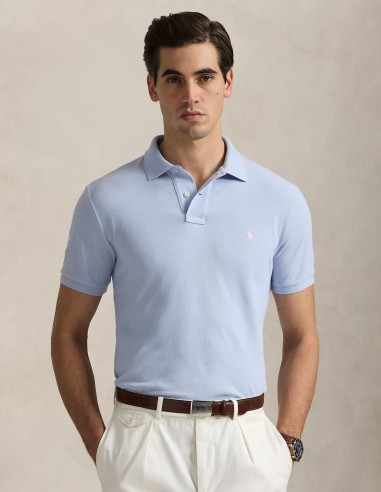 CUSTOM FIT MESH POLO SHIRT