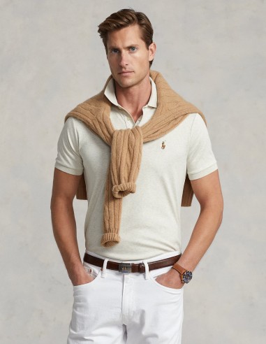 CUSTOM FIT SOFT COTTON POLO SHIRT