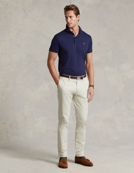 CUSTOM FIT SOFT COTTON POLO SHIRT